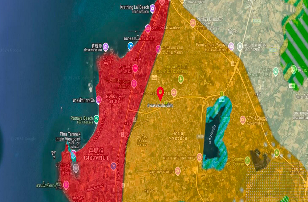 Land for Sale in East Pattaya-4 EP0009 | Land for Sale in East Pattaya – Orange Zone