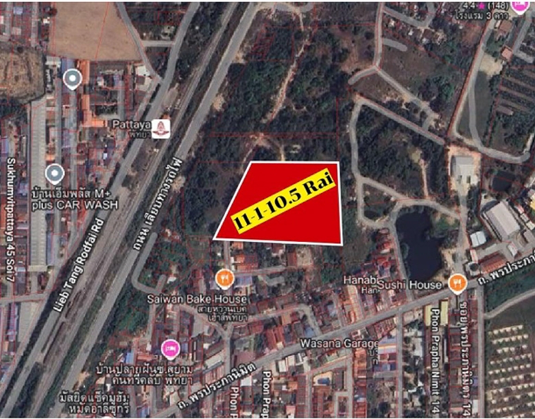 EP0138 | 1-Rai Railway Parallel Road Land for Sale