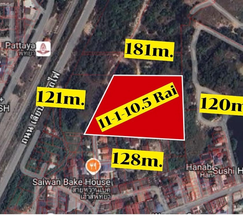 EP0138 | 1-Rai Railway Parallel Road Land for Sale