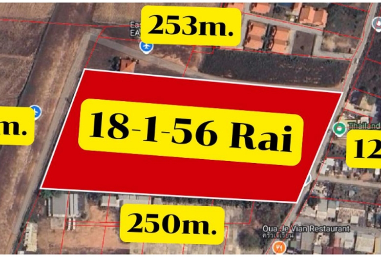 EP0127 | 18-Rai Land for Sale in Toongklom-Talman