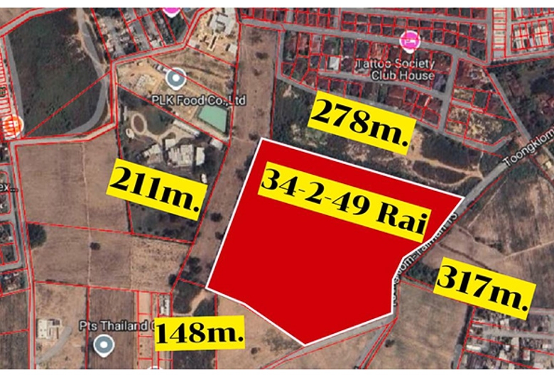 EP0129 | 34-Rai Land for Sale in Toongklom-Talman