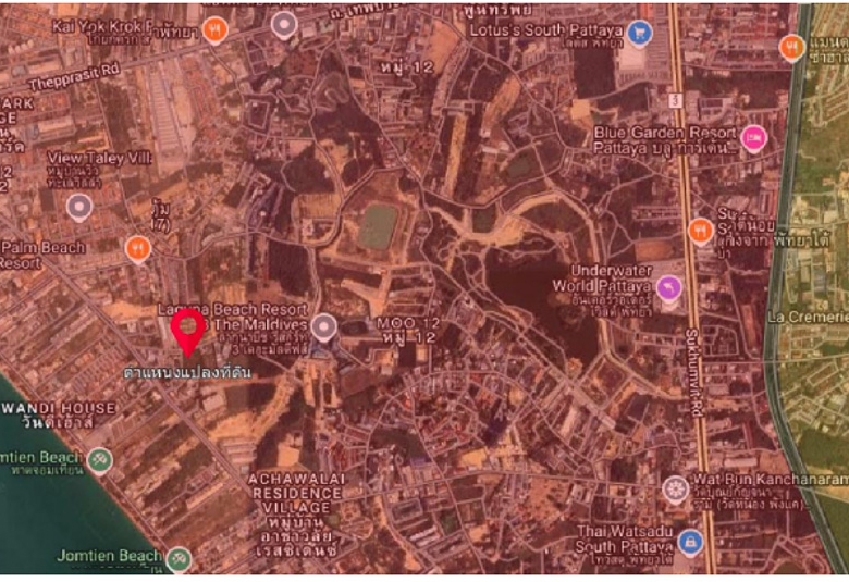 EP0126 | 5-Rai Land for Sale on Jomtien Second Road