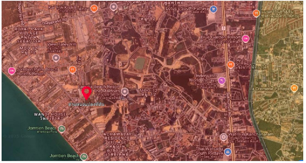 EP0126 | 5-Rai Land for Sale on Jomtien Second Road