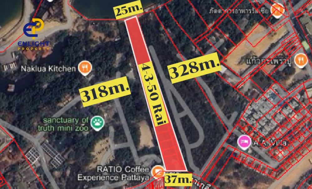 EP0311 | Beachfront Land for Sale in Naklua, Pattaya