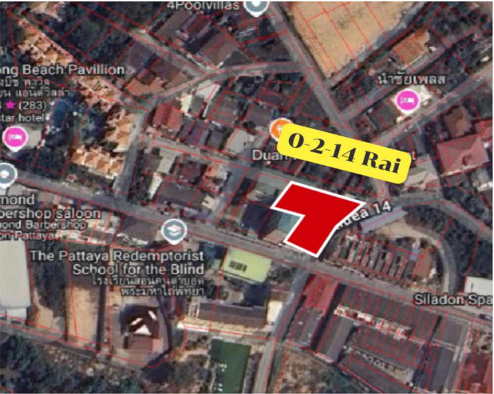 EP0082 | Prime 856 Sq.m. Land for Sale in Naklua, Pattaya