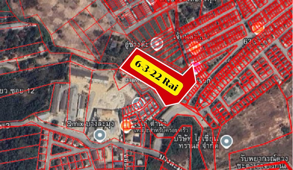 EP0131 | 6-Rai Development Land for Sale in Rong Po