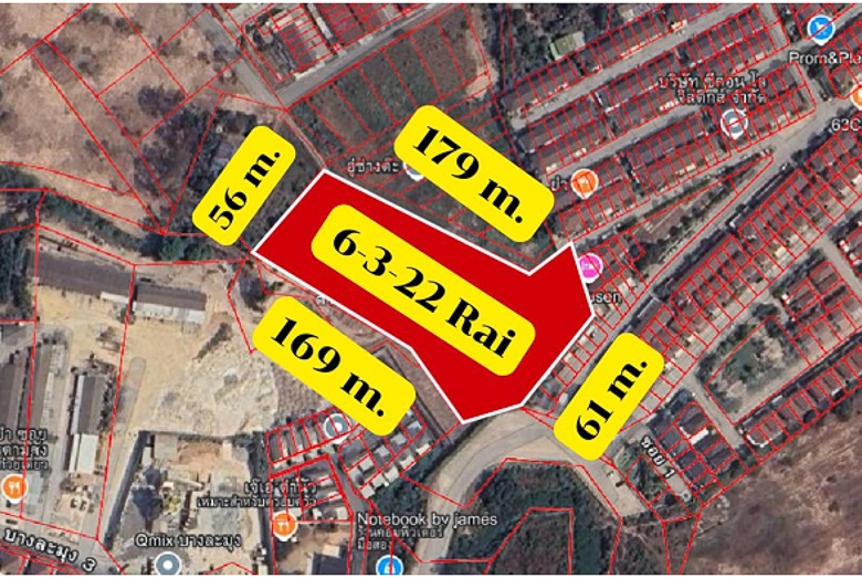 EP0131 | 6-Rai Development Land for Sale in Rong Po