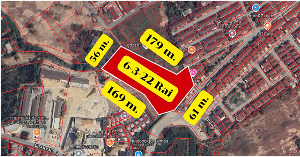 EP0131 | 6-Rai Development Land for Sale in Rong Po