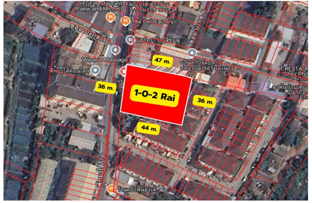EP0065 | Commercial Red Zone Land for Sale in South Pattaya