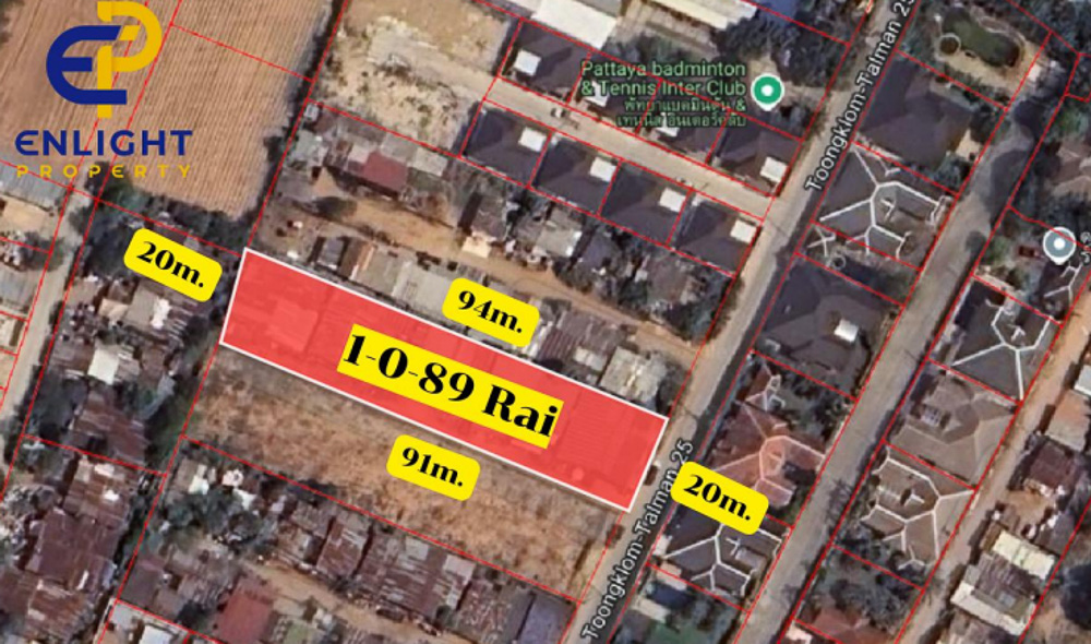 EP0303 | 1-Rai Red-Zone Land for Sale in Toongklom-Talman