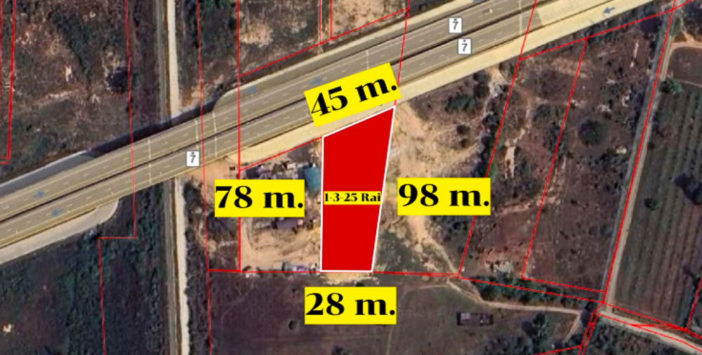 EP0218 | Prime 1.8-Rai Land for Sale in Huay Yai