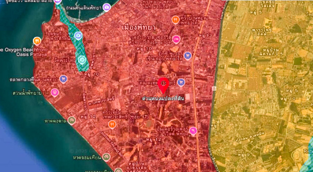 EP0214 | Commercial Red Zone Land for Sale in Pattaya