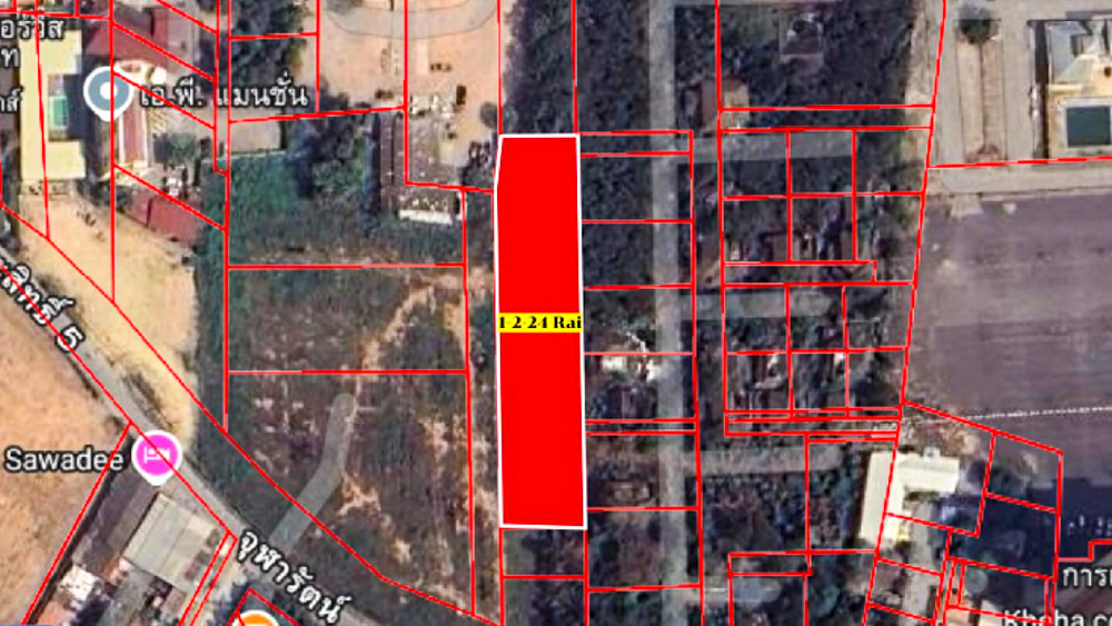 EP0214 | Commercial Red Zone Land for Sale in Pattaya