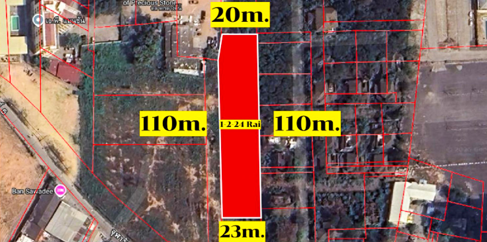 EP0214 | Commercial Red Zone Land for Sale in Pattaya