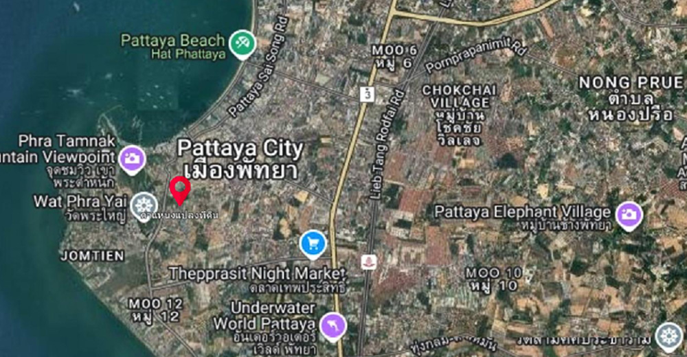 EP0154 | 1-Rai Land Plot for Sale in Thappraya, Pattaya