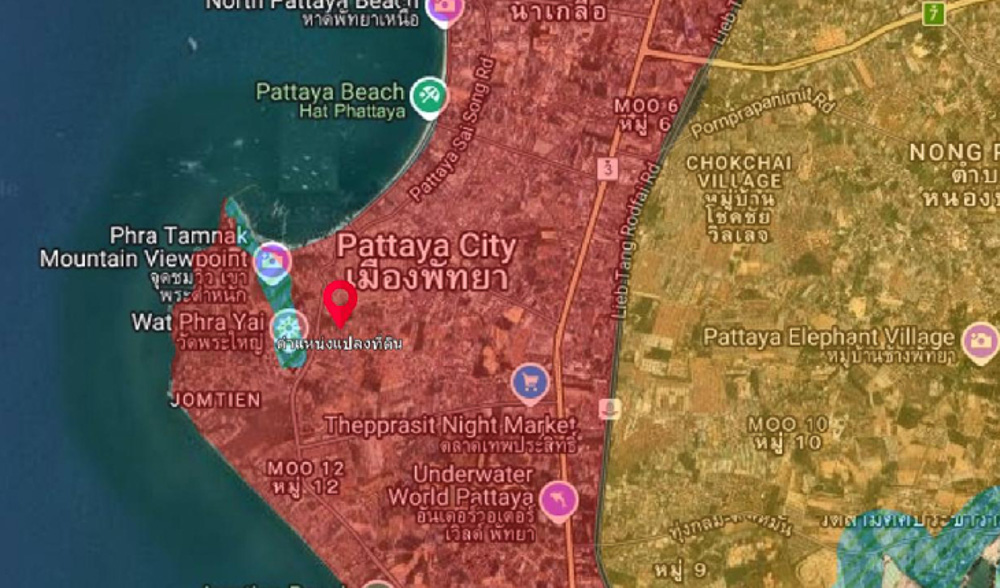 EP0154 | 1-Rai Land Plot for Sale in Thappraya, Pattaya