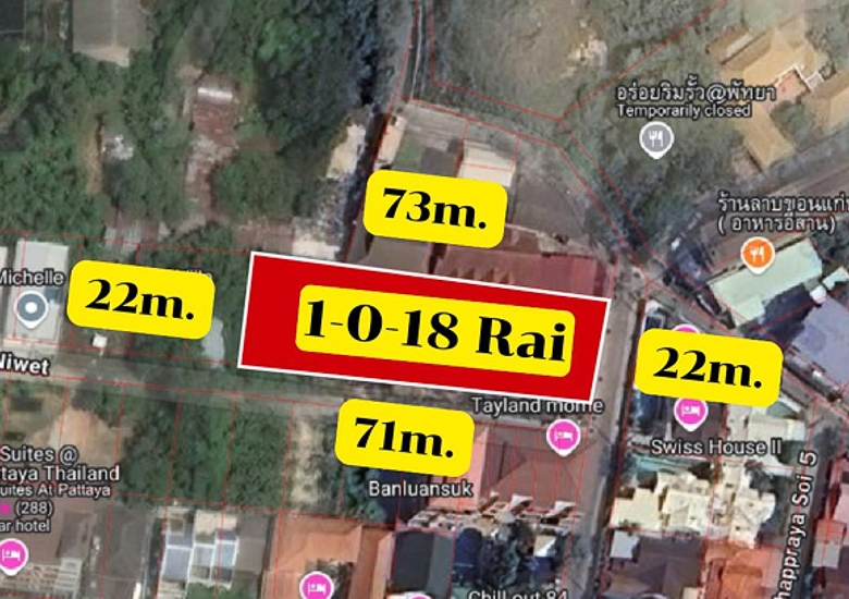 EP0154 | 1-Rai Land Plot for Sale in Thappraya, Pattaya
