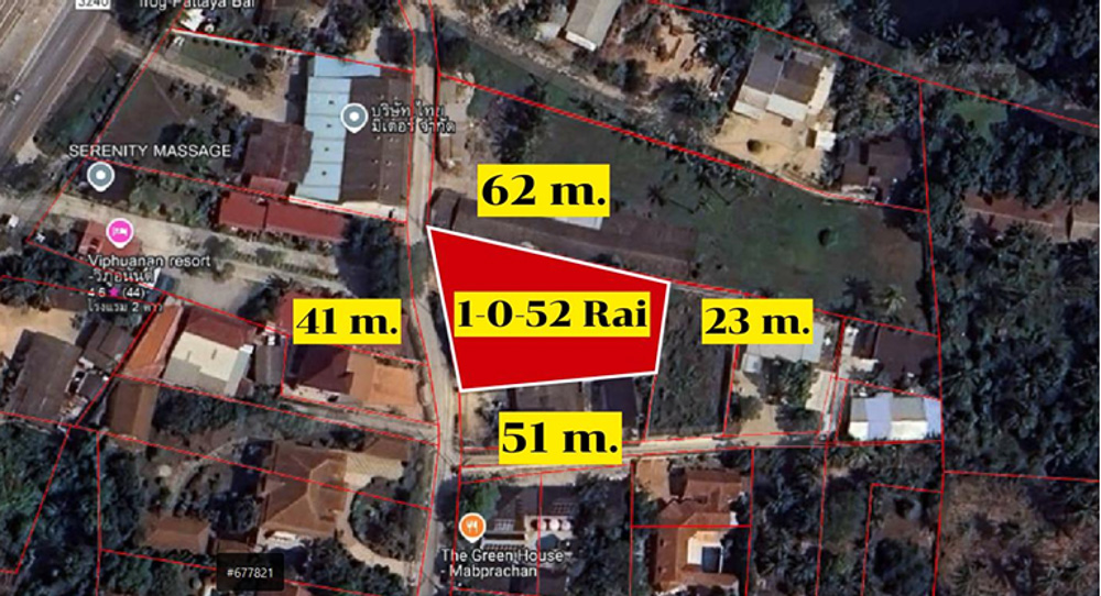 EP0172 | 1-Rai Land For Sale Near Mapprachan Lake, Pong