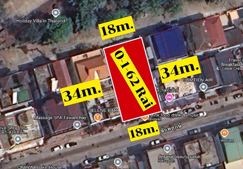 EP0149 | Land Plot for Sale Near Jomtien Beach