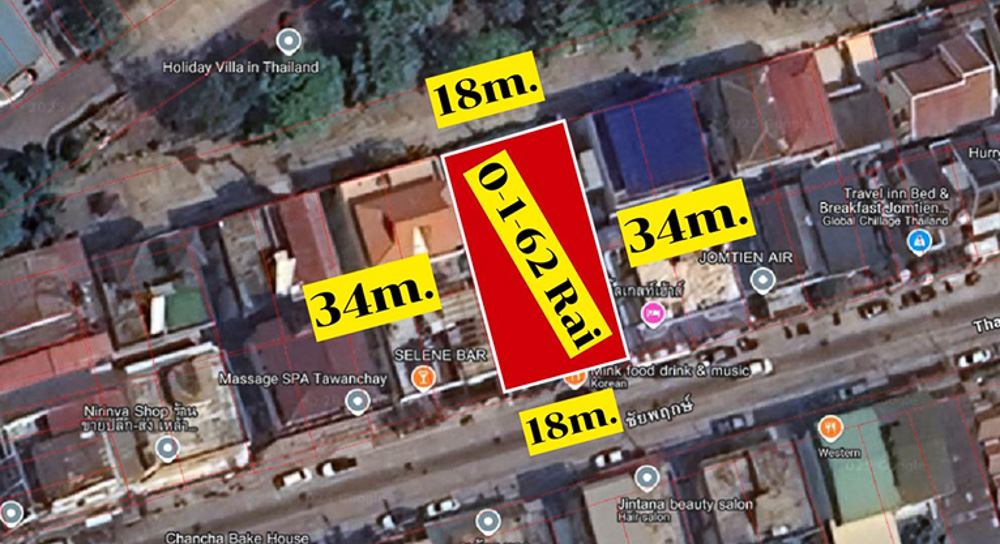 EP0149 | Land Plot for Sale Near Jomtien Beach