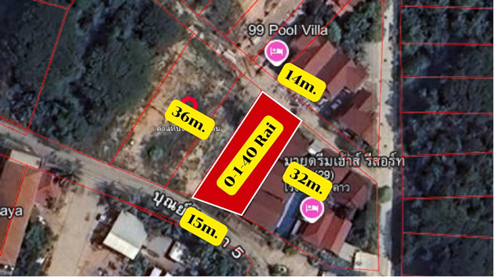EP0142 | Land Plot for Sale in Jomtien, Pattaya