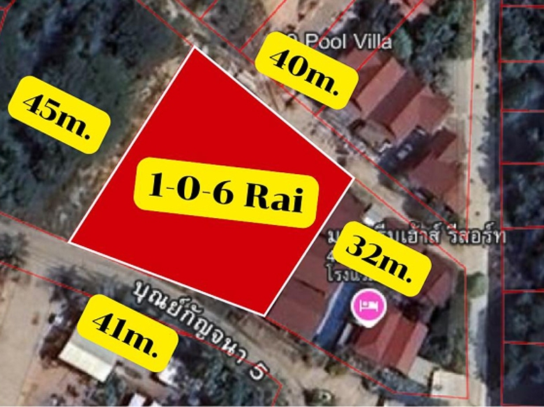 EP0141 | 1-Rai Land Plot for Sale in Jomtien, Pattaya