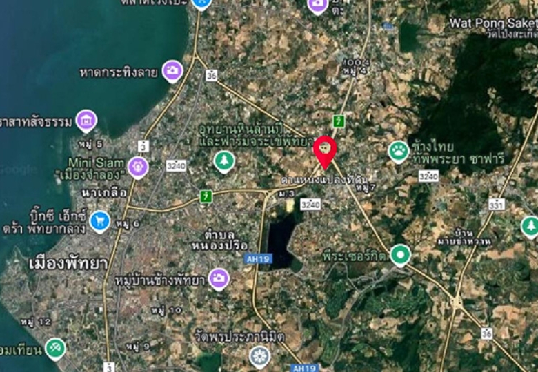EP0140 | 4.5-Rai Land Plot for Sale in Pong, Pattaya