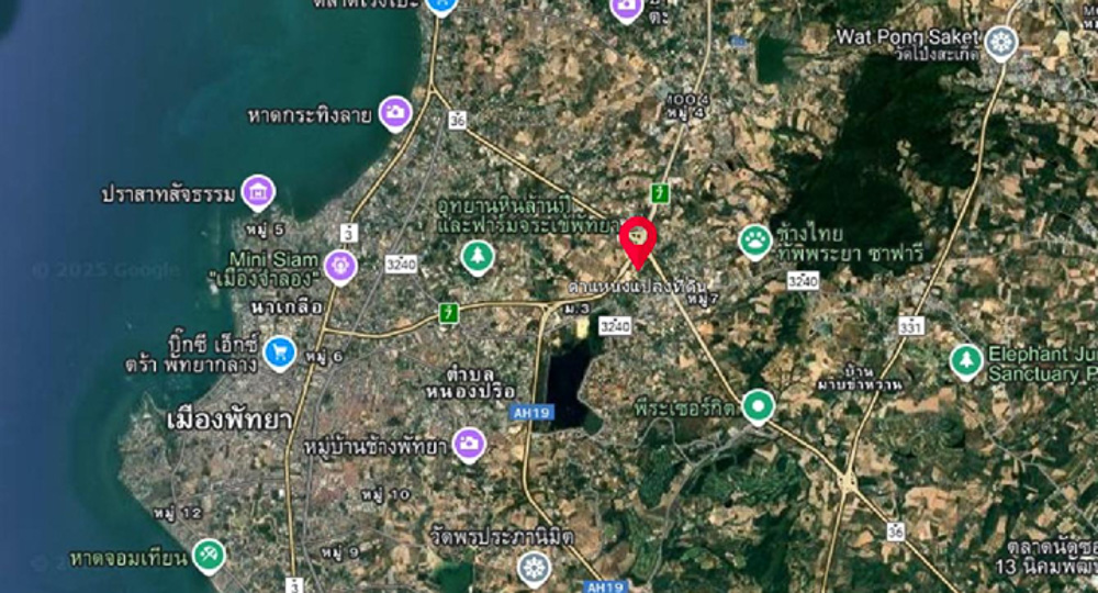 EP0140 | 4.5-Rai Land Plot for Sale in Pong, Pattaya