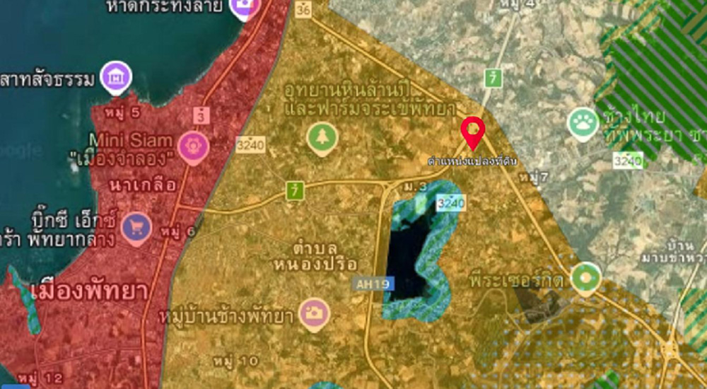 EP0140 | 4.5-Rai Land Plot for Sale in Pong, Pattaya