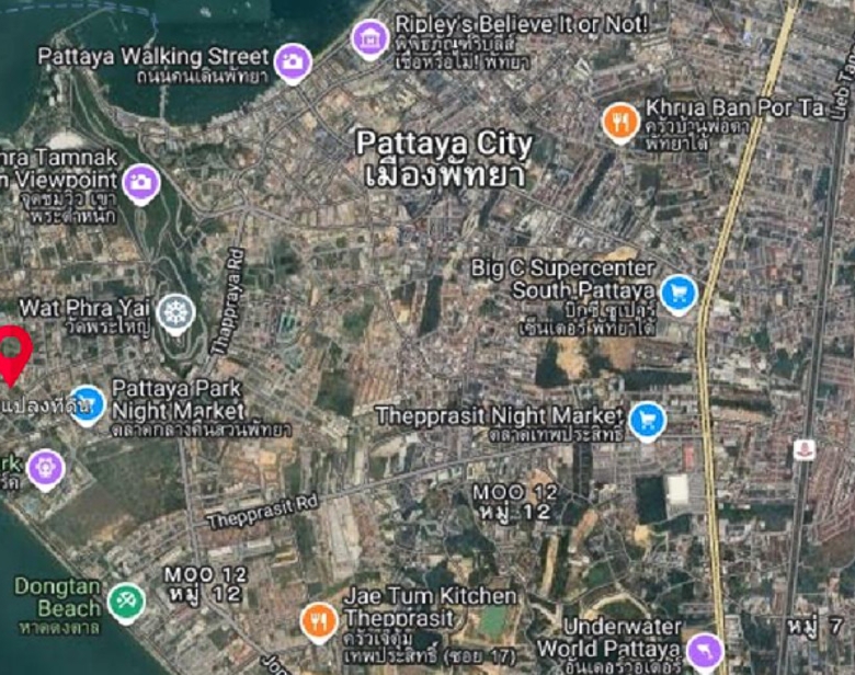 EP0169 | Land Plot for Sale in Pratumnak Hill, Pattaya