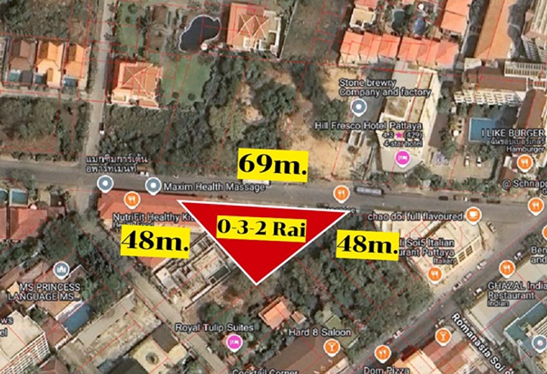EP0169 | Land Plot for Sale in Pratumnak Hill, Pattaya