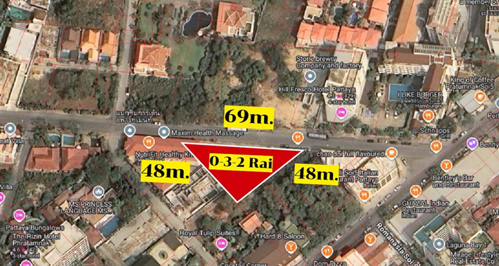 Land Plot for Sale in Pratumnak-4 EP0169 | Land Plot for Sale in Pratumnak Hill, Pattaya