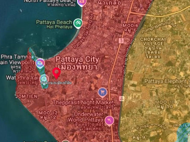 EP0166 | Land Plot for Sale in Thappraya, Pattaya