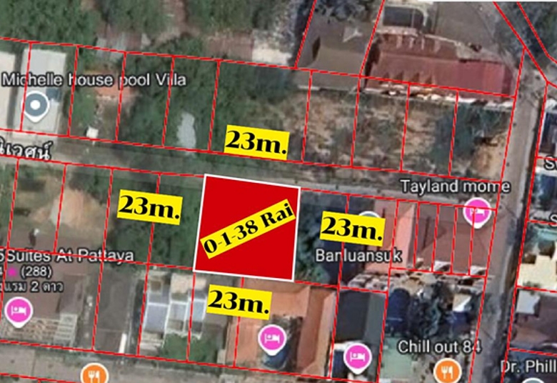 EP0166 | Land Plot for Sale in Thappraya, Pattaya