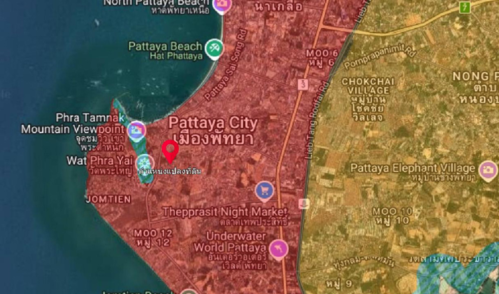 EP0165 | Land Plot for Sale in Thappraya, Pattaya