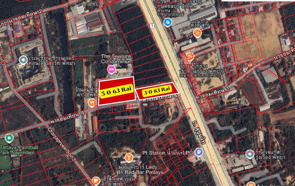 Land for Sale in Na Jomtien-3 EP0170 | Land Plot for Sale in Na Jomtien, Pattaya