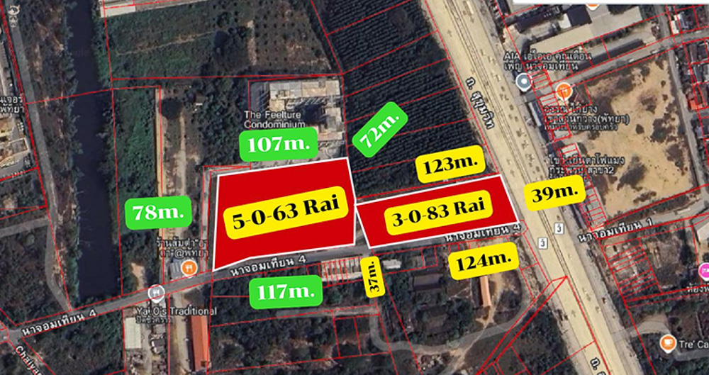 Land for Sale in Na Jomtien-4 EP0170 | Land Plot for Sale in Na Jomtien, Pattaya