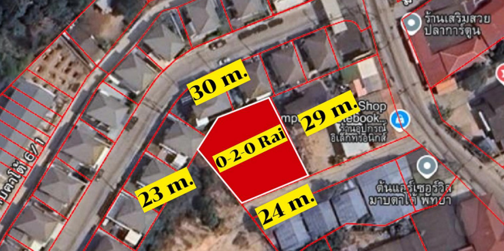 EP0195 | Land Plot for Sale in Nern Plub Wan, Pattaya