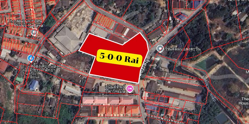 Land for Sale in North Pattaya-3 EP0133 | Prime 332 Sq.w. Land for Sale in North Pattaya