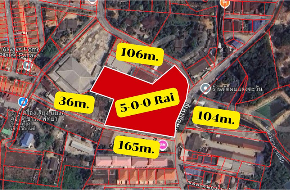 Land for Sale in North Pattaya-4 EP0133 | Prime 332 Sq.w. Land for Sale in North Pattaya
