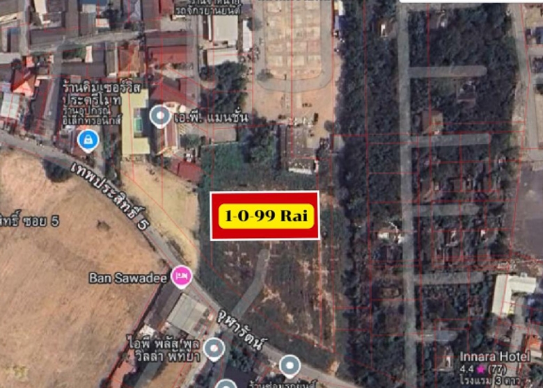 EP0196 | Land Plot for Sale in Thepprasit, Pattaya