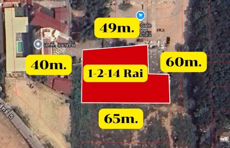 EP0197 | 1.5-Rai Land Plot for Sale in Thepprasit