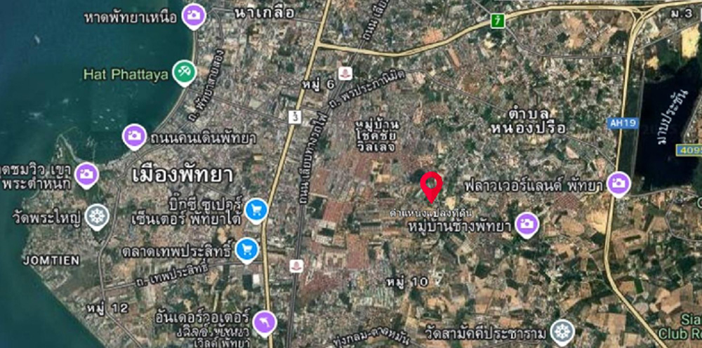 EP0177 | Land Plot for Sale in Toongklom-Talman, Pattaya