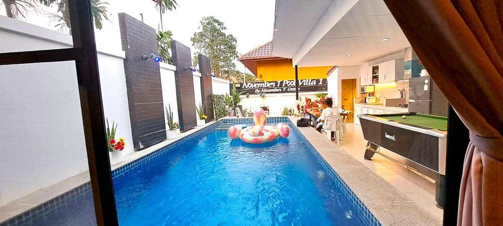 Pool Villa for Rent in Pattaya-4 EP0157 | 4-BR Private Pool Villa for Rent in Pattaya