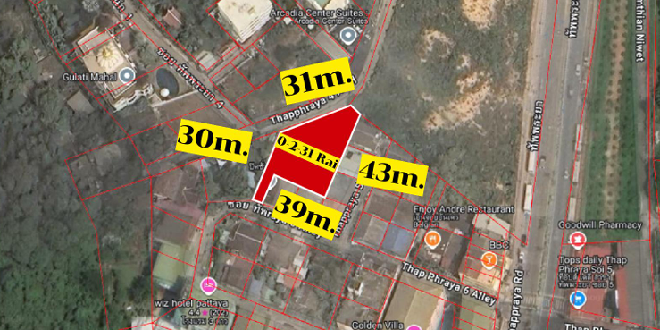 EP0175 | Land Plot for Sale in Thappraya, Pattaya